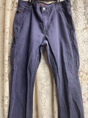 Ariat Men's Dark Blue Cargo Work Pants Lineman Styled